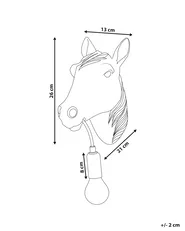Wall Lamp Horse PHILIPPE Gold_1004168