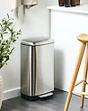Tretmülleimer 30 L ECOCOLLECT Metall Silber