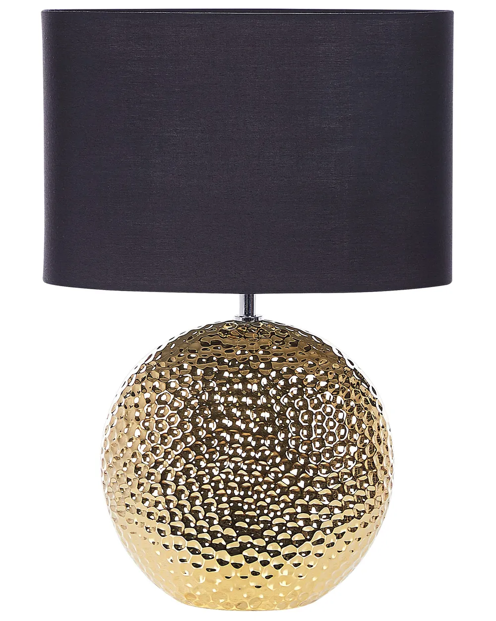 Tischlampe NASVA Keramik Gold_825675