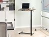 Laptoptisch manuell höhenverstellbar SCHOLA 70 cm 40 cm Braun / Schwarz