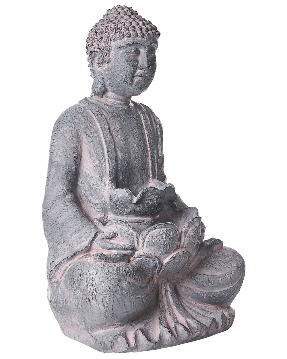 Gartenbrunnen LED URLANTE Buddha Grau