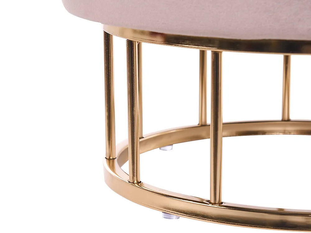Storage Pouffe ELGIN Velvet Taupe_1186288