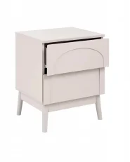 2 Drawer Bedside Table BOULIA Light Beige_1175212