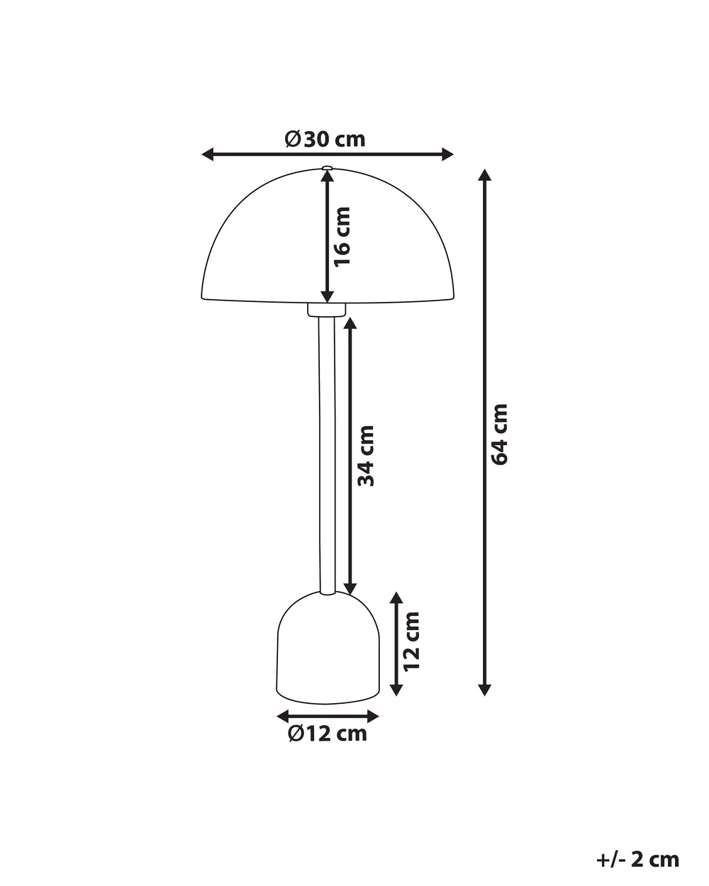 Table Lamp MACASIA Metal Copper_784099
