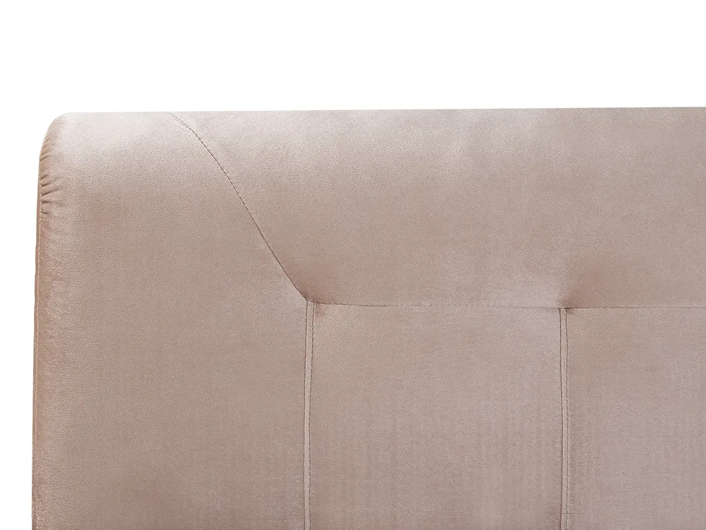 Boxspringbett Samtstoff MARQUISE 180 x 200 cm Beige_798438