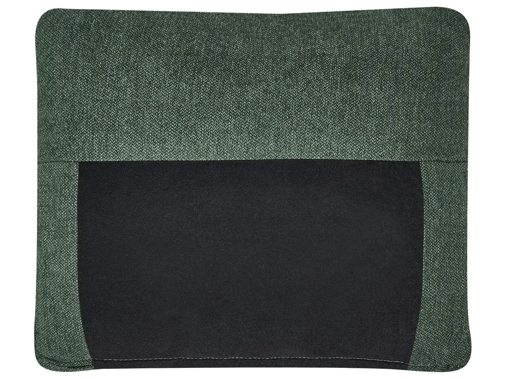 Ecksofa 4-Sitzer BREDA Stoff Dunkelgrün linksseitig_1069533