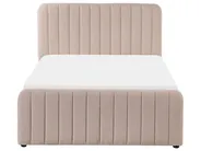 Ottoman Bed LUNAN Boucle Beige 120 x 200 cm (EU Small Double)_1048418