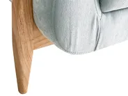 Sofa 2-Sitzer GIMO Chenillegewebe Hellblau_1036370