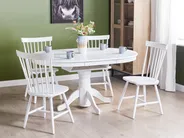 Ausziehbarer Esstisch AKRON Weiß 106/150 cm 106 cm_927583