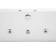 Corner Hot Tub with LED MEVES 1400 x 1400 mm White_698891