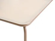 Lounge Set mit Tisch 4-Sitzer NESSO Metall Hellbeige_1082966