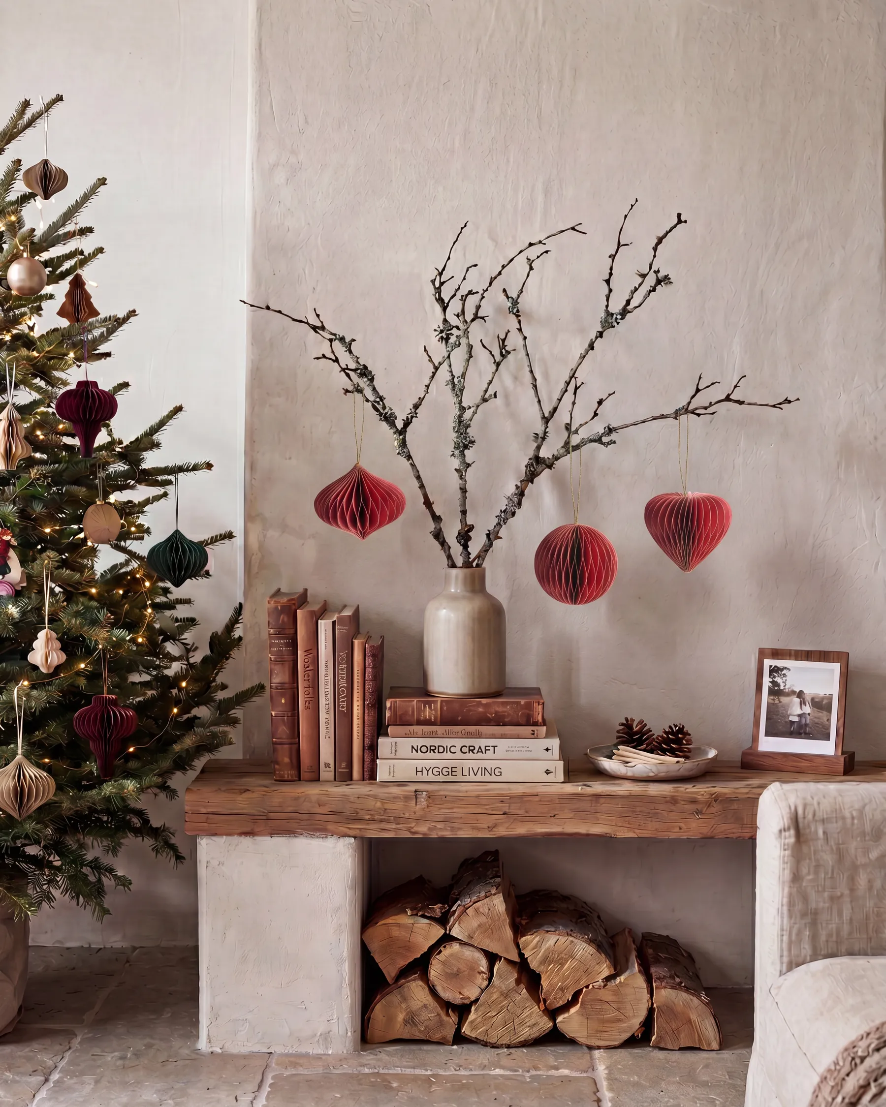 Weihnachtsbaumschmuck 18er Set SUSA Papier Rot_1030596