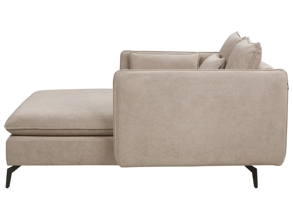 Chaise Longue CHARMES Fabric Taupe_894588