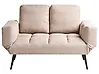 Schlafsofa 2-Sitzer BREKKE Stoff Beige