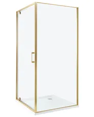 Shower Enclosure DARLI 900 x 900 x 1850 mm Gold_944213