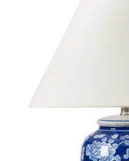 Tischlampe ANGELES Porzellan Blau_961394