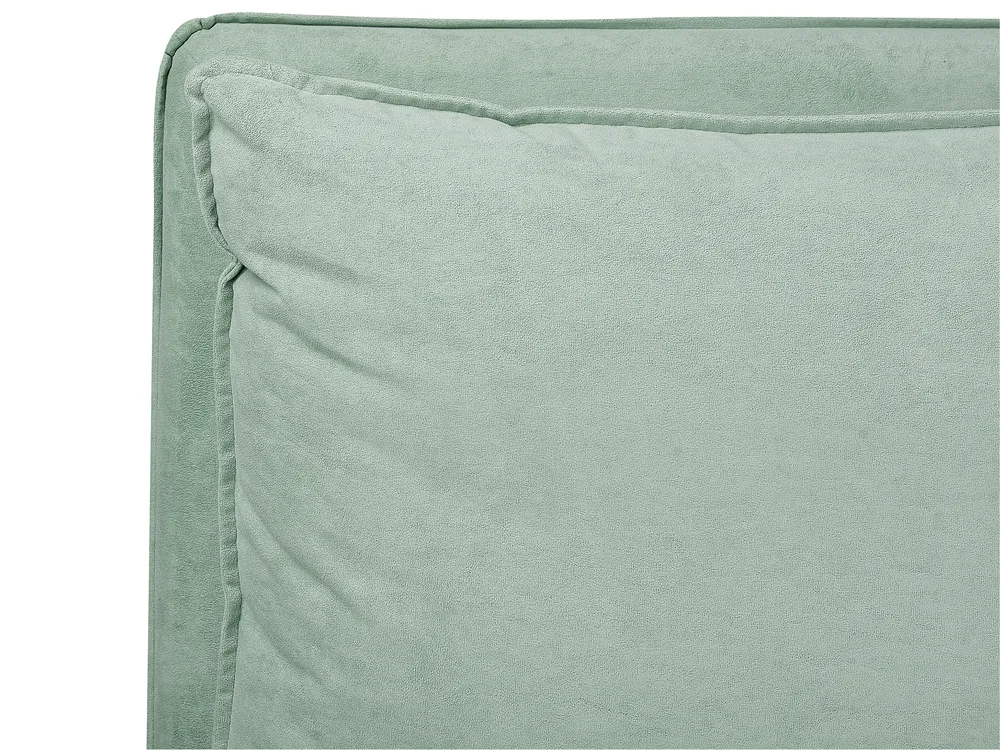 Bed Velvet BAJONNA 180 x 200 cm (EU Super King) Mint Green_1009551