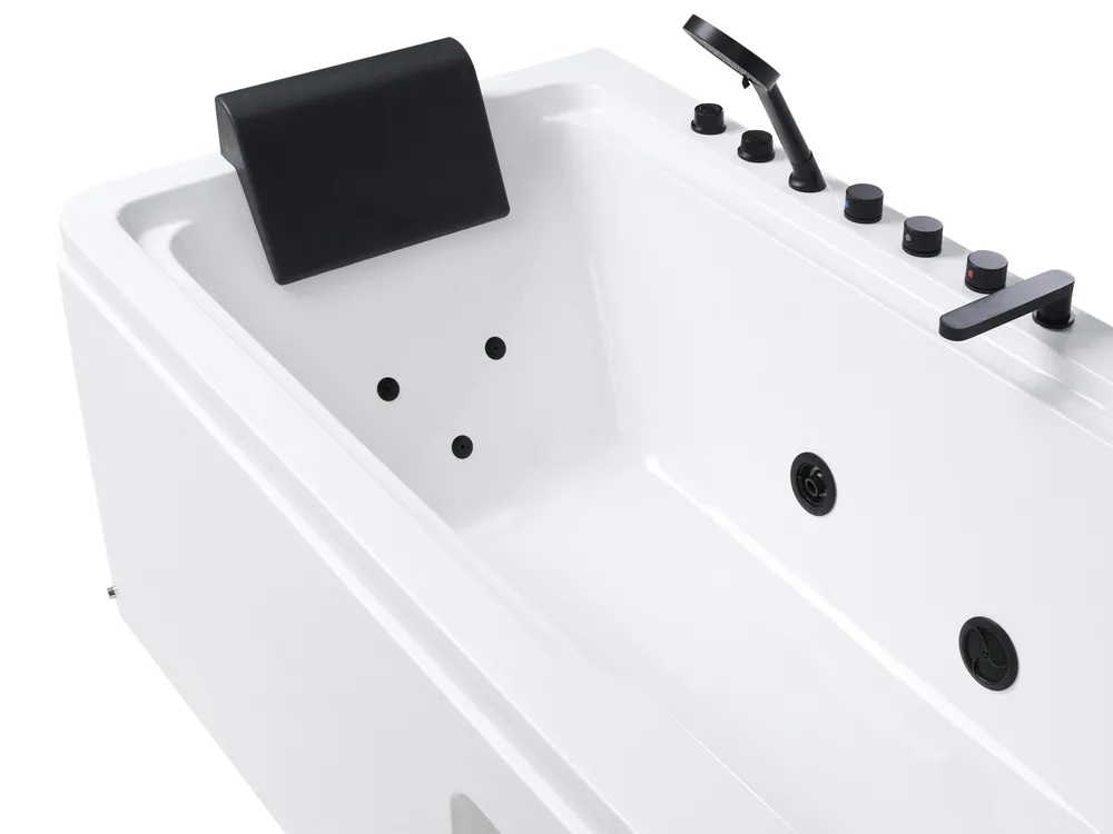 Whirlwanne Eckmodell CAMALU 180 x 86 cm Weiß_1029463