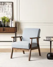 Armchair ASNES Fabric Light Grey_884105