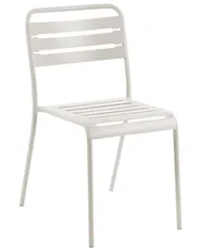 Gartenstuhl 2er Set LEFKADA Metall Hellbeige_1081160