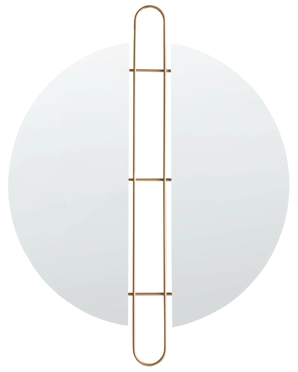 Wandspiegel ATTIN 52 cm 65 cm Gold