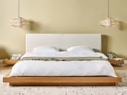 Wasserbett Bouclé ZEN 180 x 200 cm Naturfarbene Esche_931270