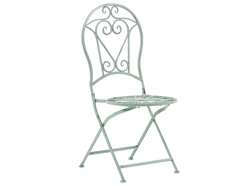 Bistro Set klappbar TRENTO Metall Hellgrün_774537