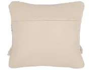 Dekokissen 2er Set VAYALI 45 x 45 cm Baumwolle Beige Streifenmuster_802439