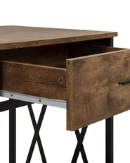 Console Table AYDEN Dark Brown_757253