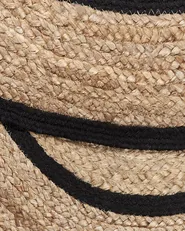 Teppich BUKSE Beige ø 140 cm Jute_757845