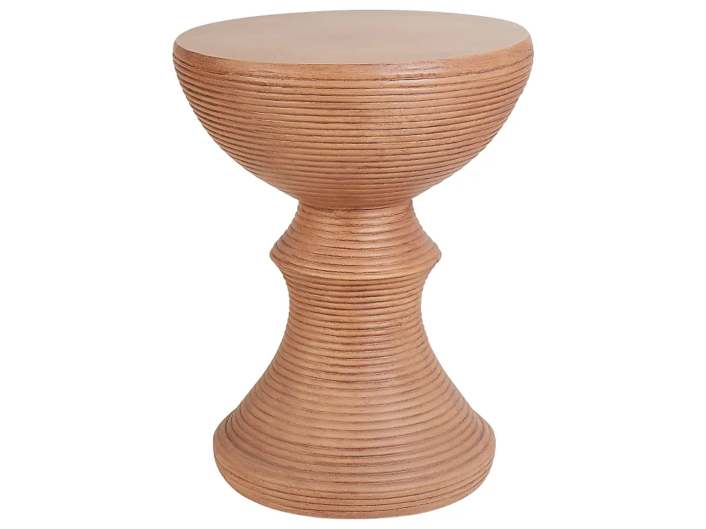 Beistelltisch CALDARO 40 cm 40 cm Holzoptik Braun