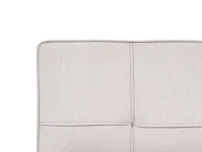 Ottoman Bed LAURESSES Fabric Light Beige 120 x 200 cm (EU Small Double)_1150428