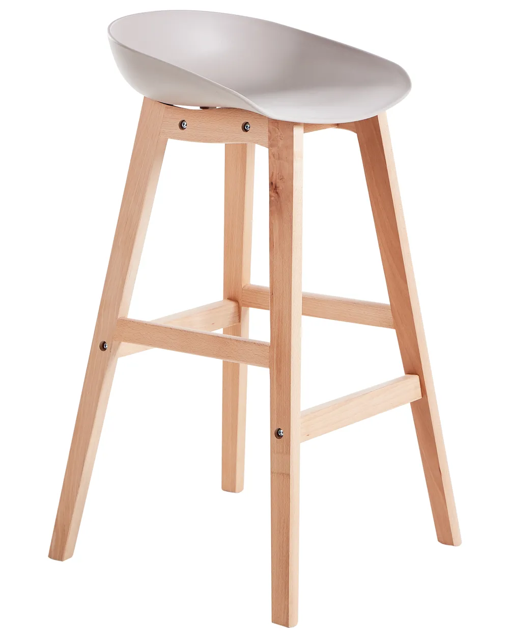 Set mit 2 Barstühlen MICCO Taupe_971315