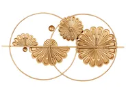 Wandobjekt Blume PROMETHIUM Metall 51 cm Gold_933946