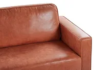 Sofa Set 4-Sitzer SAVALEN Kunstleder Goldbraun_779219