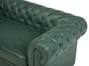 Sofa 3-Sitzer CHESTERFIELD Kunstleder Grün_696538