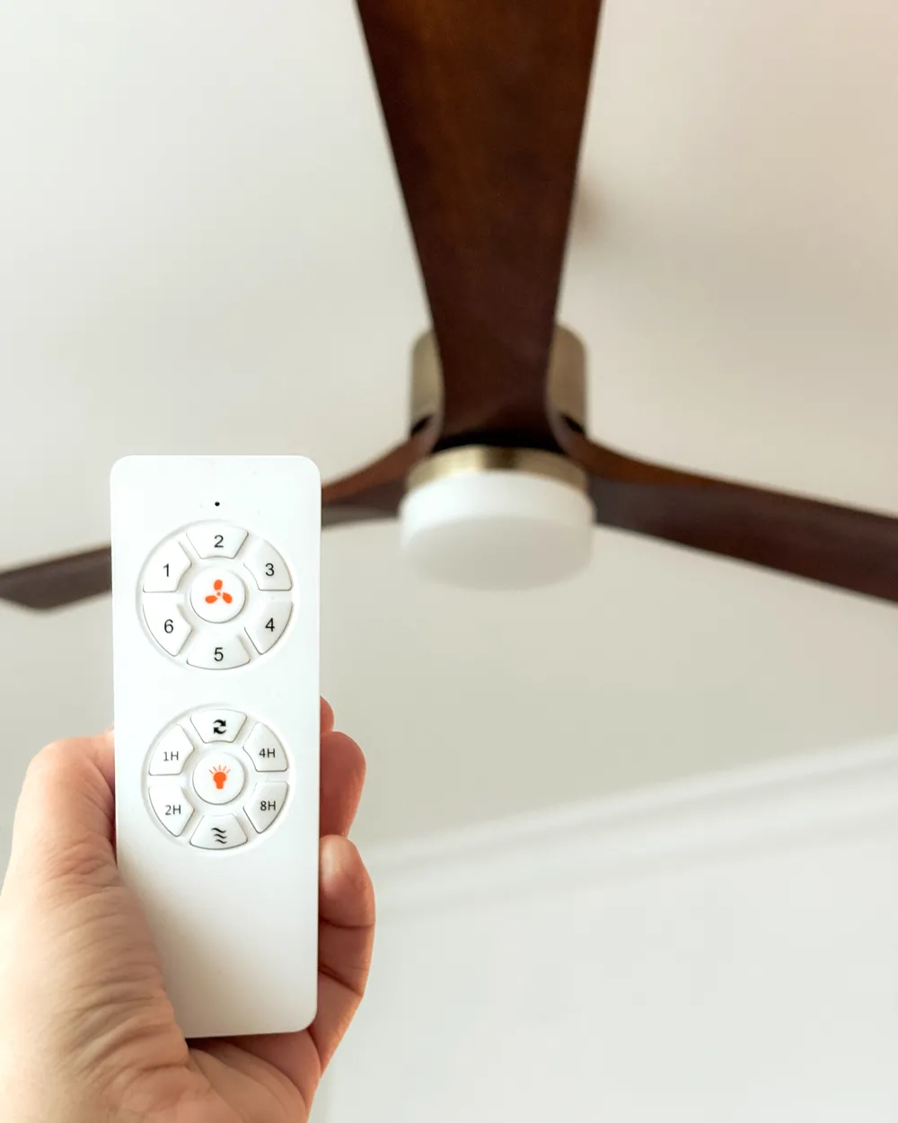 Ceiling Fan with Light ARUWIMI with Remote LED Brass_1034872