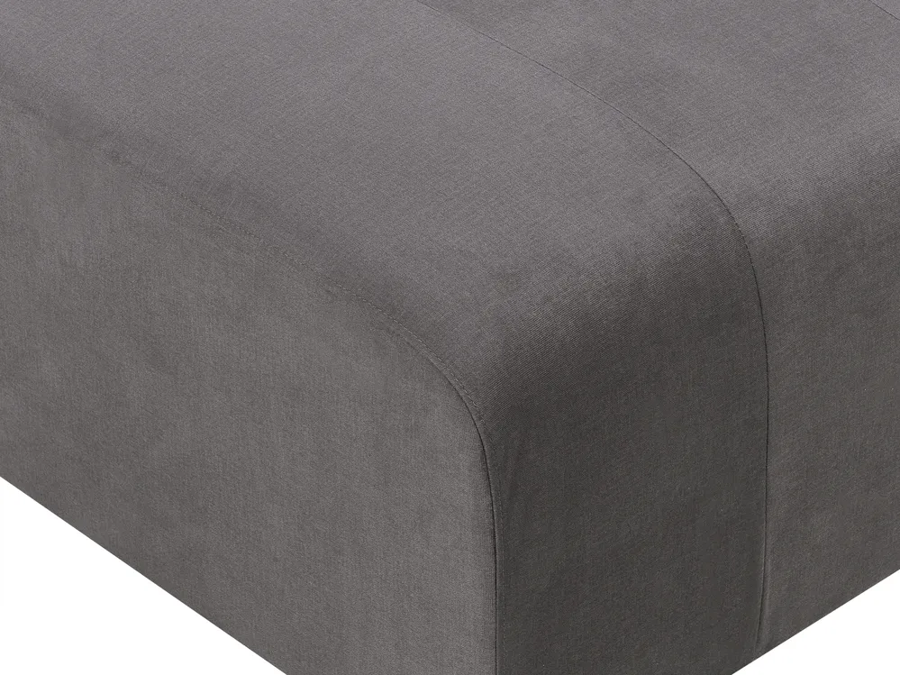 Modular Sofa 3 Seater FALSTERBO with Ottoman Velvet Taupe_919355
