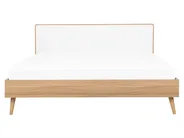 Bed SERRIS 160 x 200 cm (EU King Size) Light Brown_748350