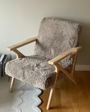 Armchair KISA Faux Fur Taupe_1048178