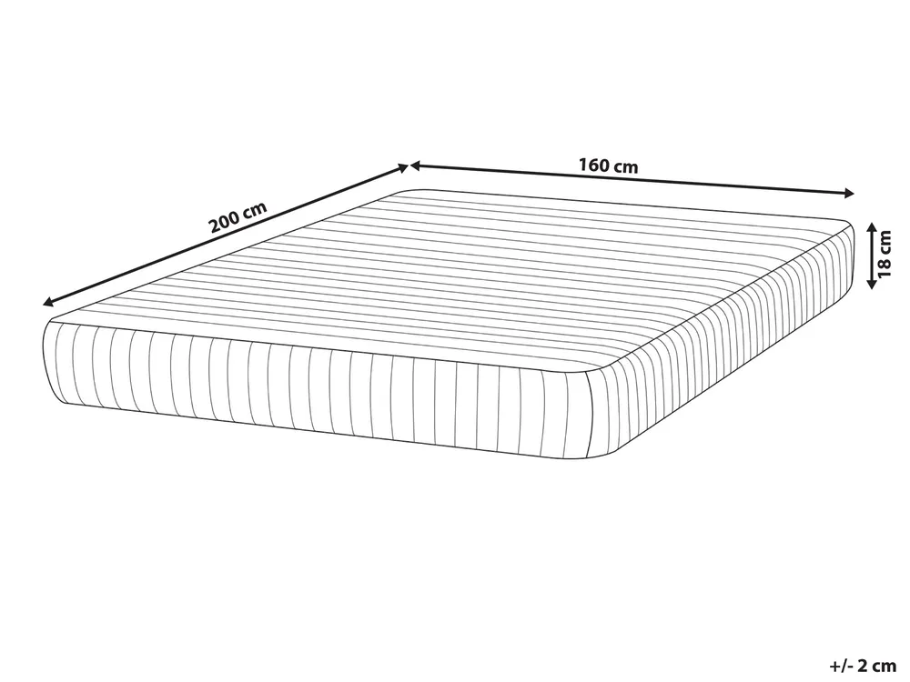 Memoryschaum-Taschenfederkernmatratze MEMORY HYBRID 7 PLUS H3/4 Fest 160 x 200 cm_917337