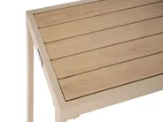 Lounge Set mit Tisch und Ottomane 2-Sitzer NOCI modular Metall Beige_1026740