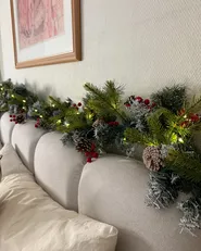 Weihnachtsgirlande LED PAIMIO 270 cm Grün_1041558