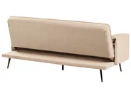 Sofa Bed 3 Seater VAYLA Fabric Light Brown_1056824