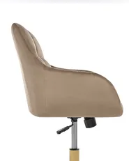 Desk Chair PALMDALE Velvet Taupe_1073324