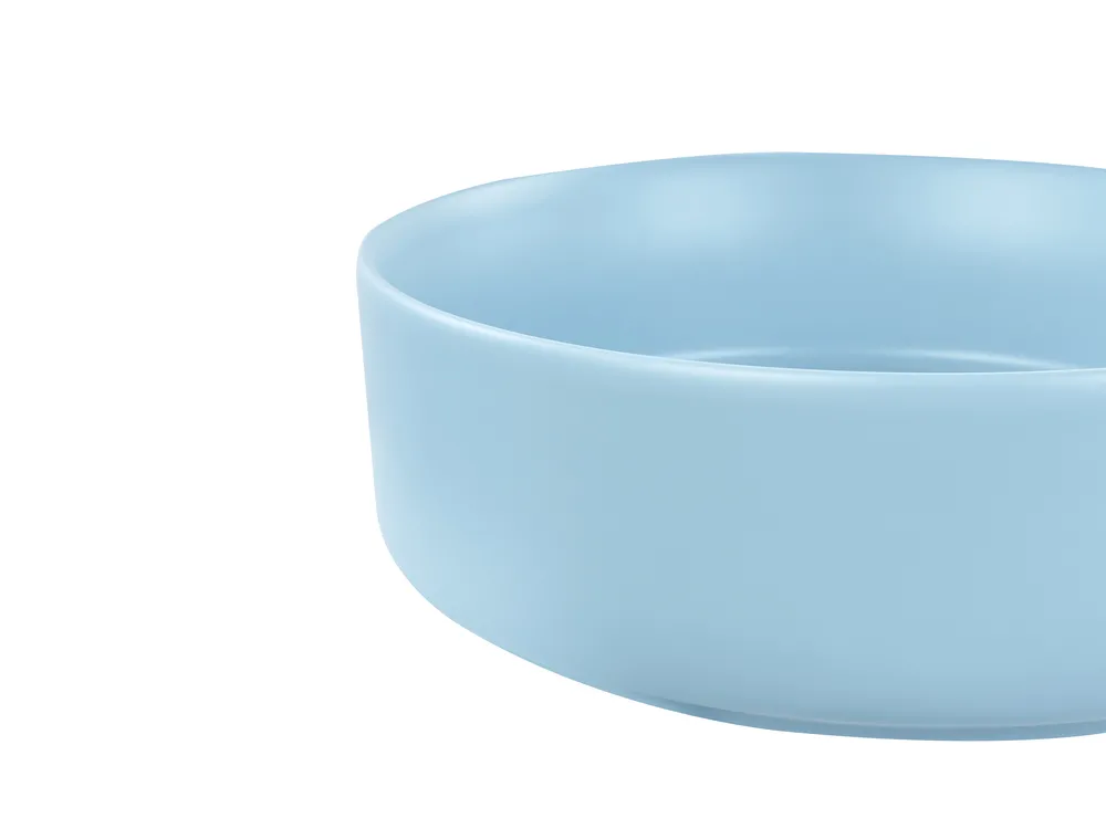 Aufsatzwaschbecken GUDAR ⌀ 37 cm Keramik Blau_923349