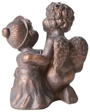 Garden Figurine DAMARO Children Brown_1000012