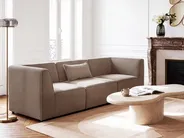 1-Seat Section LEMVIG Corduroy Dark Beige_1146382