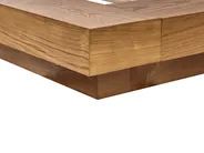 Bett mit Lattenrost Bouclé ZEN 160 x 200 cm Naturfarbene Esche_1079873