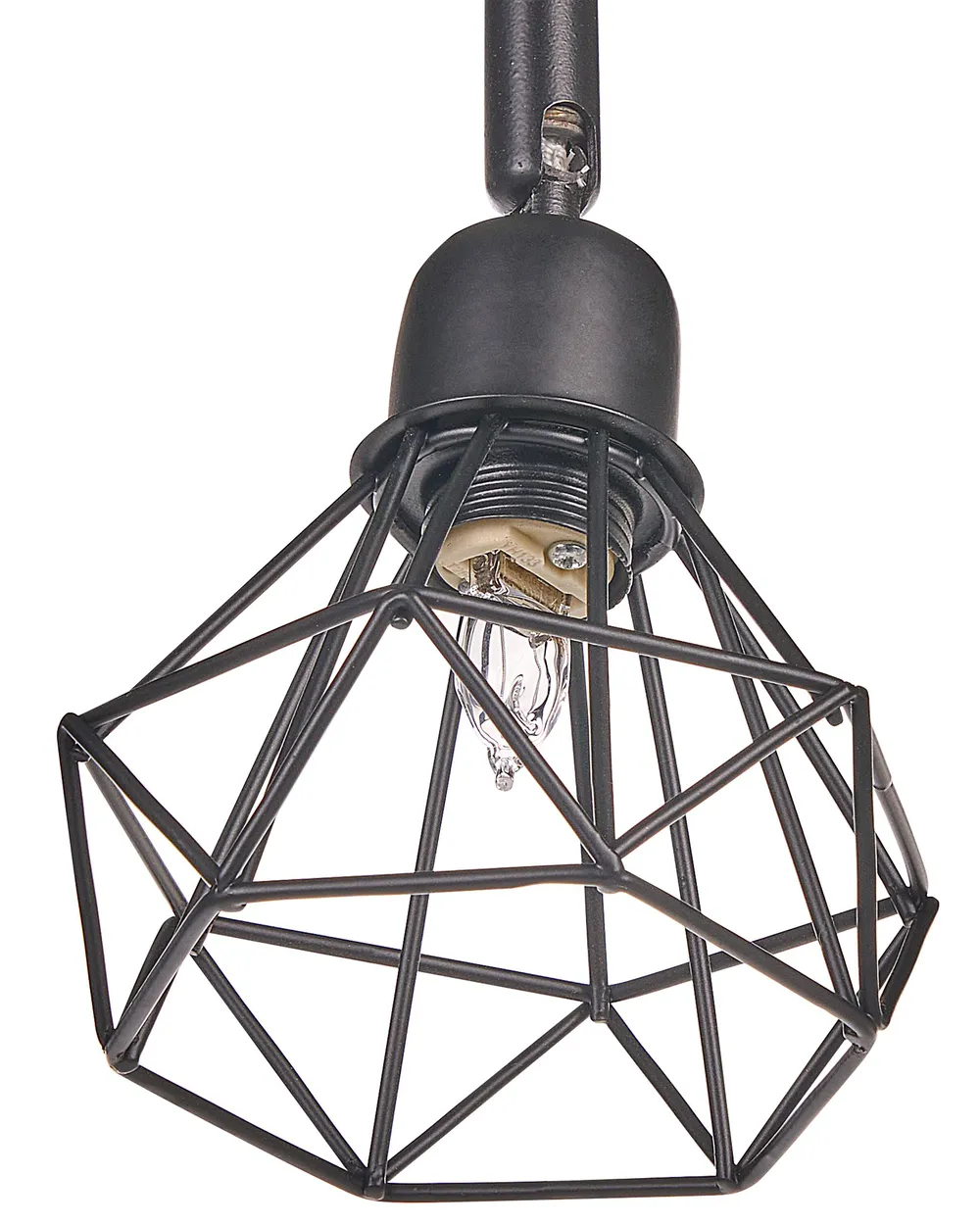 Spot à 4 lumières ERMA Réglable Métal Noir_856290